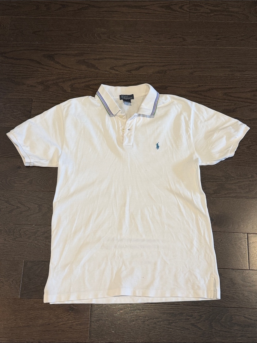 Vintage Ralph Lauren white polo Large